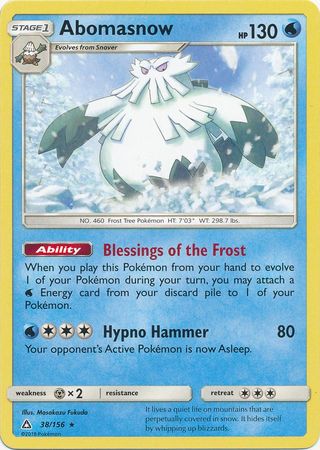 Abomasnow 38/156-Kantocards