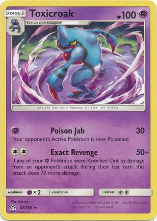 Toxicroak 57/156-Kantocards