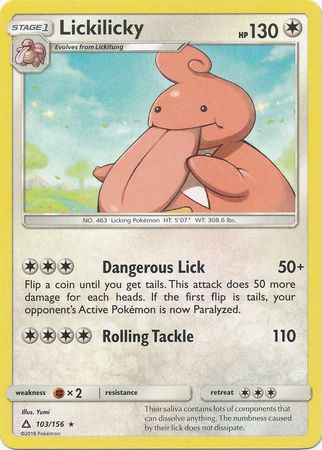 Lickilicky 103/156-Kantocards