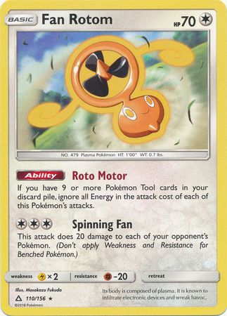 Fan Rotom 110/156-Kantocards