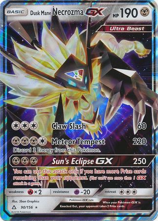 Dusk Mane Necrozma GX 90/156-Kantocards