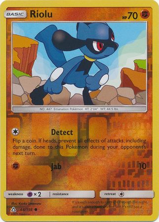 Riolu 66/156 - Reverse Holo-Kantocards
