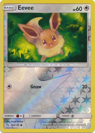 Eevee 104/156 - Reverse Holo-Kantocards