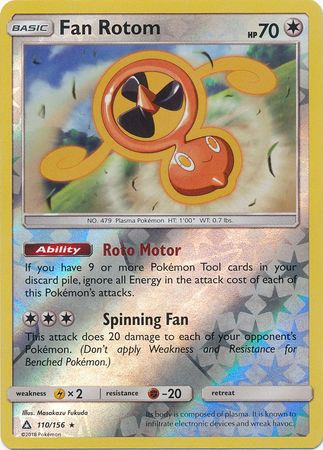 Fan Rotom 110/156 - Reverse Holo-Kantocards