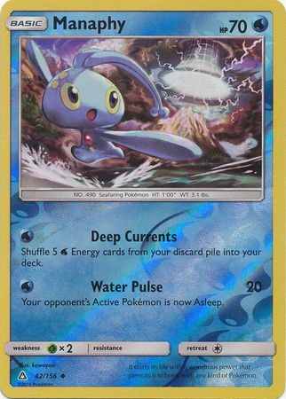 Manaphy 42/156 - Reverse Holo-Kantocards