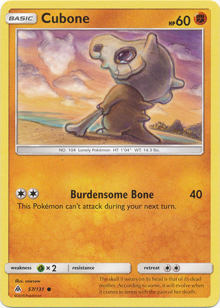 Cubone 57/131-Kantocards