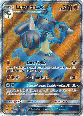 Lucario GX 122/131-Kantocards