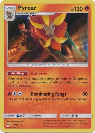 Pyroar 19/131-Kantocards