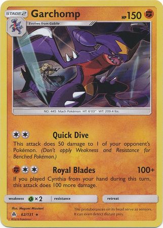 Garchomp 62/131-Kantocards