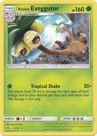 Alolan Exeggutor 2/131-Kantocards