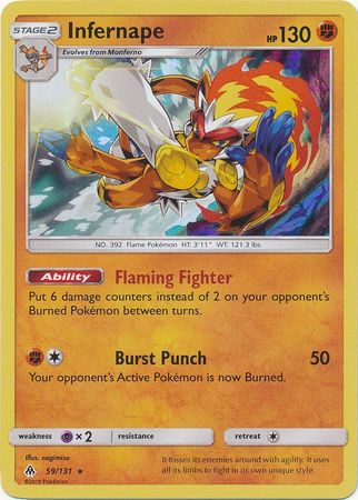 Infernape 59/131-Kantocards