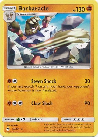 Barbaracle 67/131-Kantocards