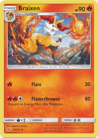 Braixen 16/131-Kantocards