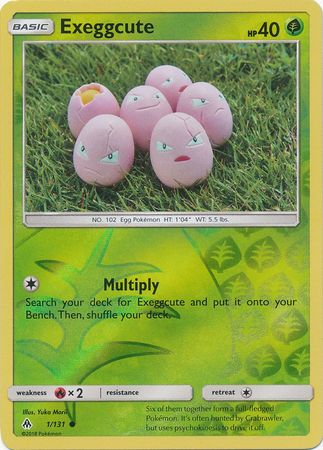 Exeggcute 1/131 - Reverse Holo-Kantocards
