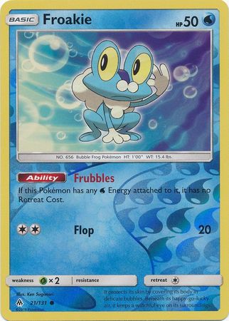 Froakie 21/131 - Reverse Holo-Kantocards