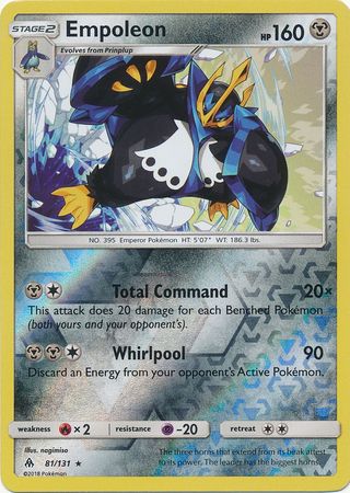 Empoleon 81/131 - Reverse Holo-Kantocards
