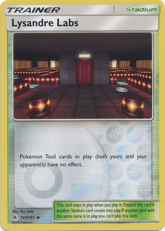 Lysandre Labs 111/131 - Reverse Holo-Kantocards