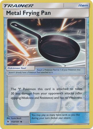 Metal Frying Pan 112/131 - Reverse Holo-Kantocards