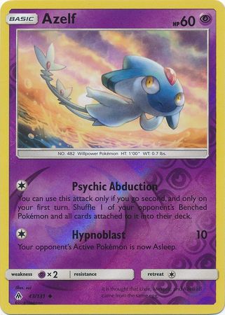 Azelf 43/131 - Reverse Holo-Kantocards