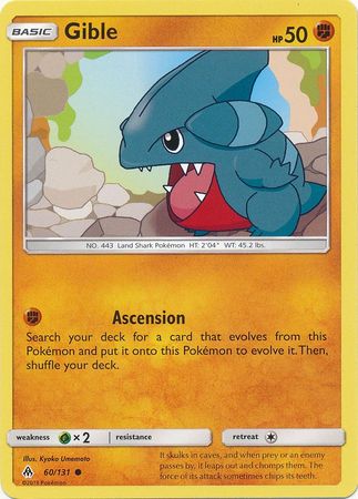 Gible 60/131-Kantocards