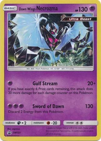 Dawn Wings Necrozma SM123 - Holo-Kantocards