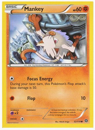 Mankey 52/114-Kantocards