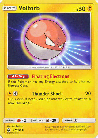 Voltorb 47/168-Kantocards