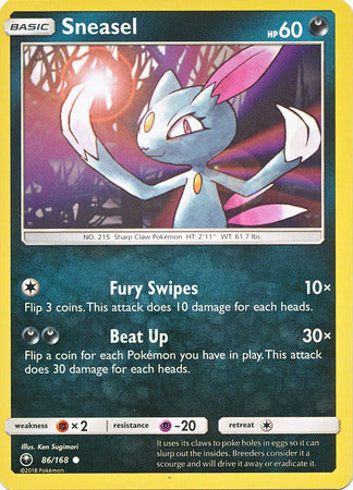 Sneasel 86/168-Kantocards