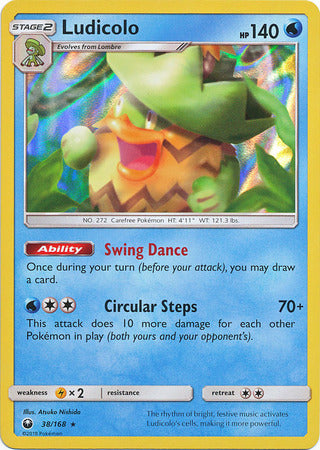 Ludicolo 38/168-Kantocards