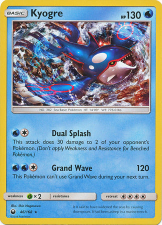 Kyogre 46/168-Kantocards