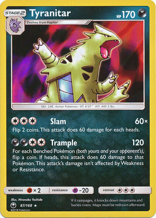 Tyranitar 87/168-Kantocards