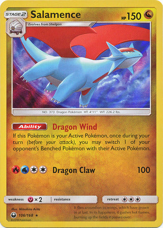 Salamence 106/168-Kantocards