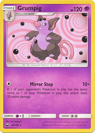 Grumpig 60/168-Kantocards