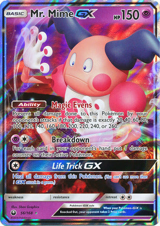 Mr. Mime GX 56/168-Kantocards