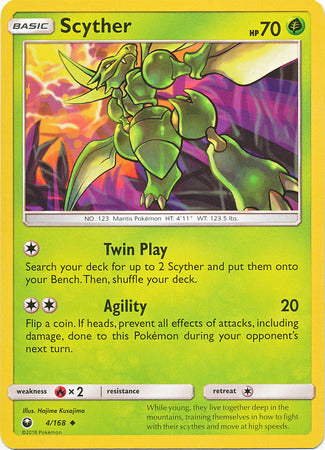 Scyther 4/168-Kantocards
