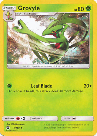 Grovyle 9/168-Kantocards