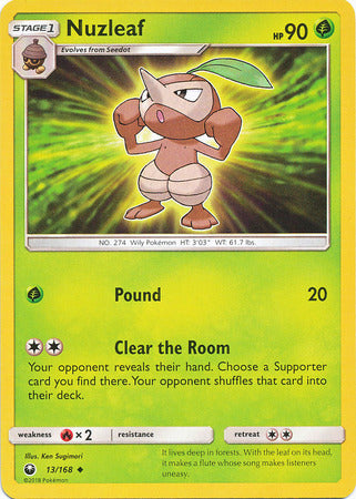 Nuzleaf 13/168-Kantocards
