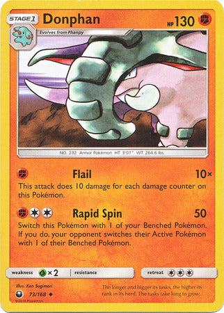 Donphan 73/168-Kantocards