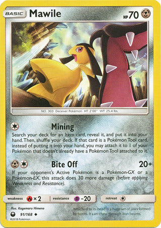 Mawile 91/168-Kantocards