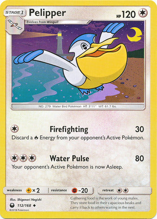 Pelipper 112/168-Kantocards