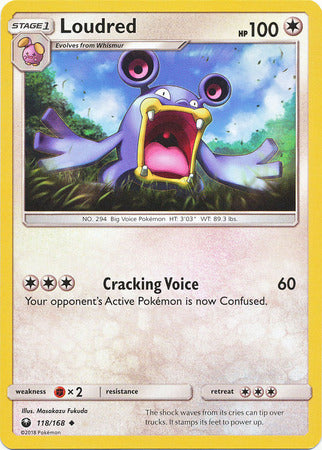 Loudred 118/168-Kantocards