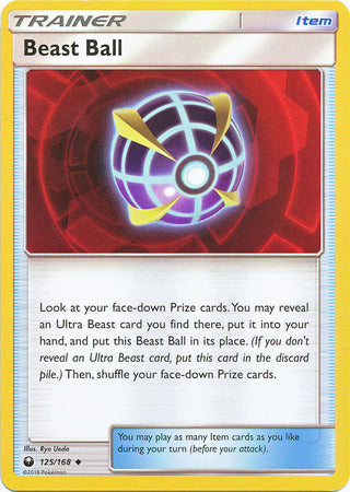 Beast Ball 125/168-Kantocards