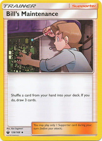 Bill's Maintenance 126/168-Kantocards