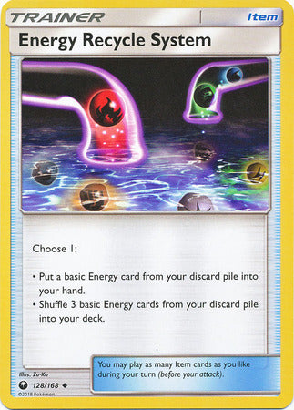 Energy Recycle System 128/168-Kantocards