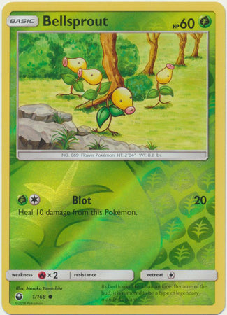 Bellsprout 1/168 - Reverse Holo-Kantocards