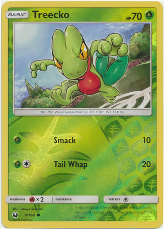 Treecko 8/168 - Reverse Holo-Kantocards