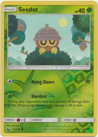 Seedot 11/168 - Reverse Holo-Kantocards