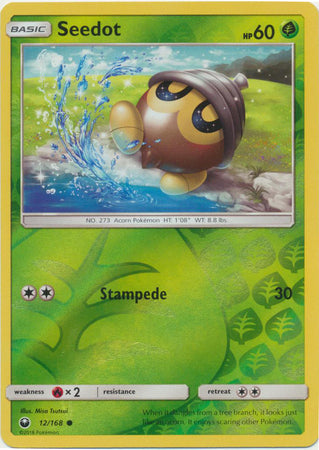 Seedot 12/168 - Reverse Holo-Kantocards