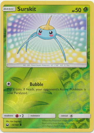 Surskit 15/168 - Reverse Holo-Kantocards