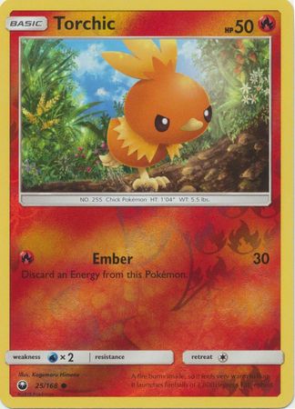Torchic 25/168 - Reverse Holo-Kantocards